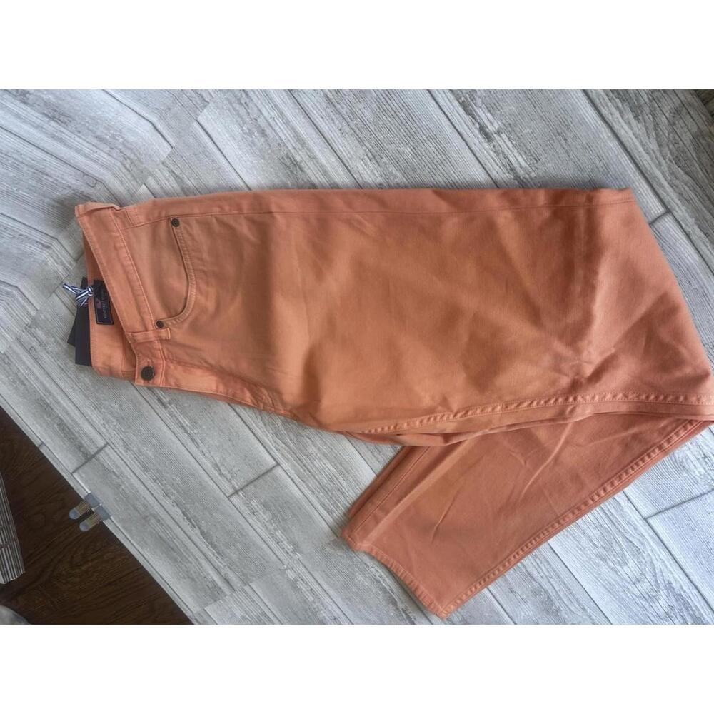 Vineyard Vines Men’s Garment-Dyed Twill 5-Pocket Pants 34x34 Melon NWT